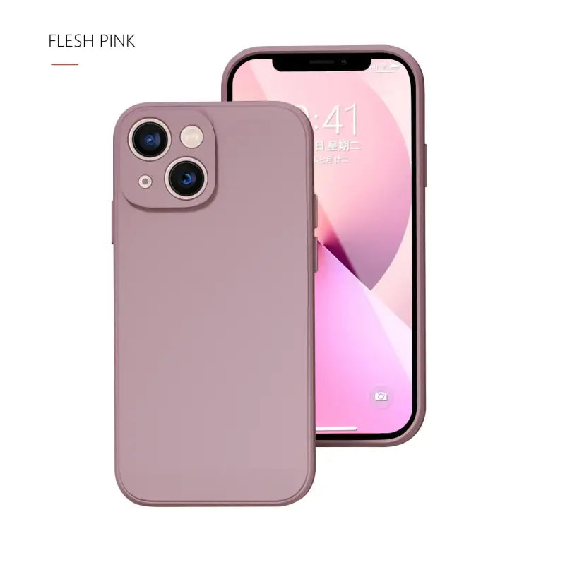 the back of an iphone 11 case with a pink background