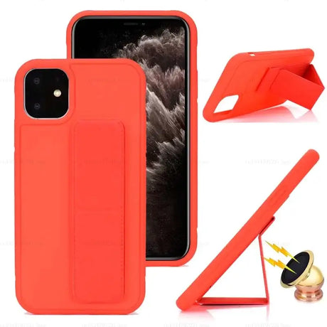 Iphone 11 case with stand and card holder