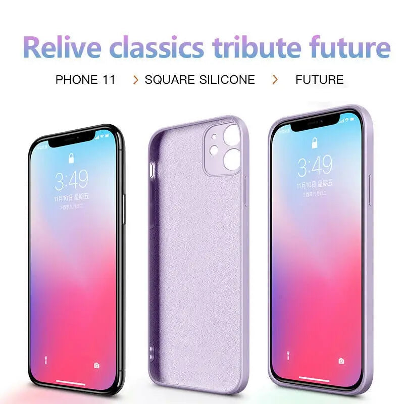 the iphone 11 case is shown in three different colors