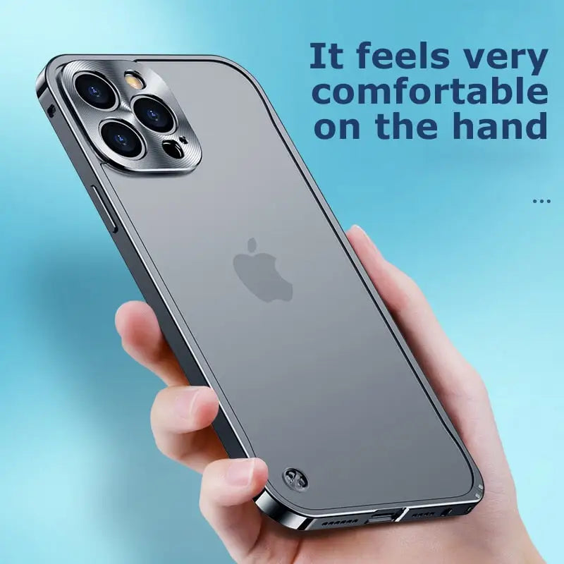 the iphone 11 is being held up in a hand