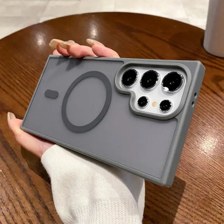 the iphone 11 pro case is shown in a hand