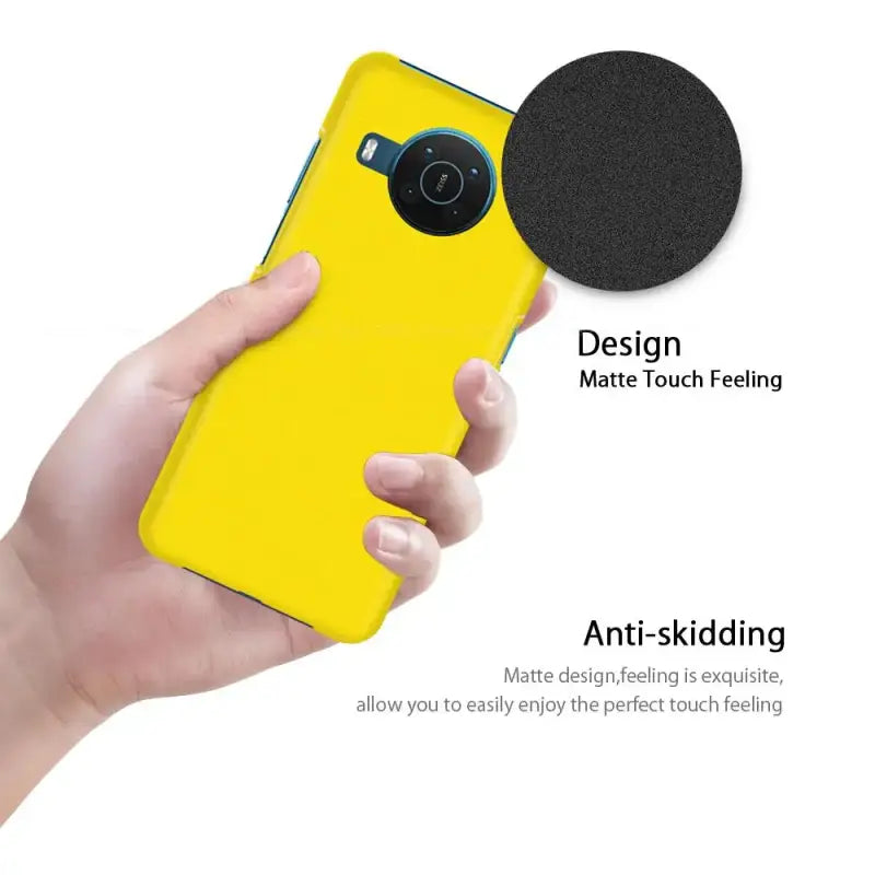 the iphone 11 pro case is shown in yellow