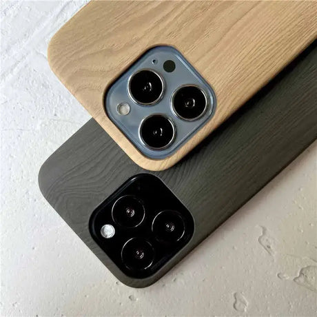 The iphone 11 pro is a wooden case that’s built into the iphone 11 pro