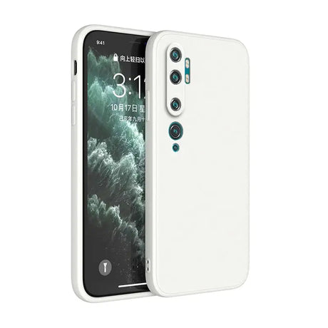 the back of a white iphone case