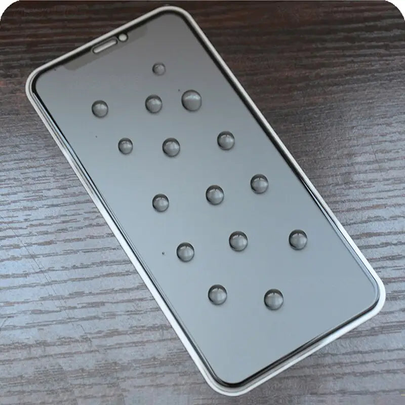 a cell phone with water droplets on it