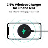 an iphone with a charging cable attached to it