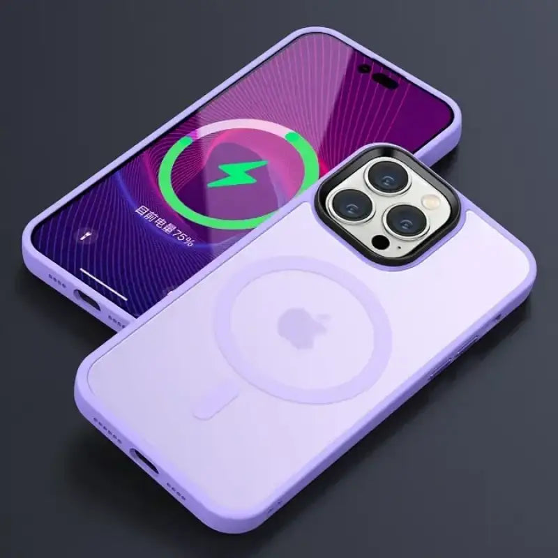an iphone with a camera attached to it