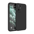The back of an iphone case with a black cover