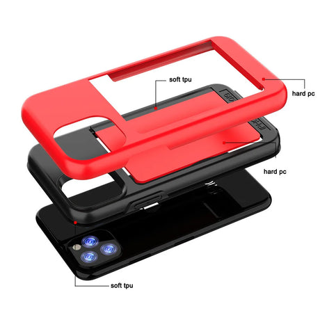 The iphone case with built stand and built camera