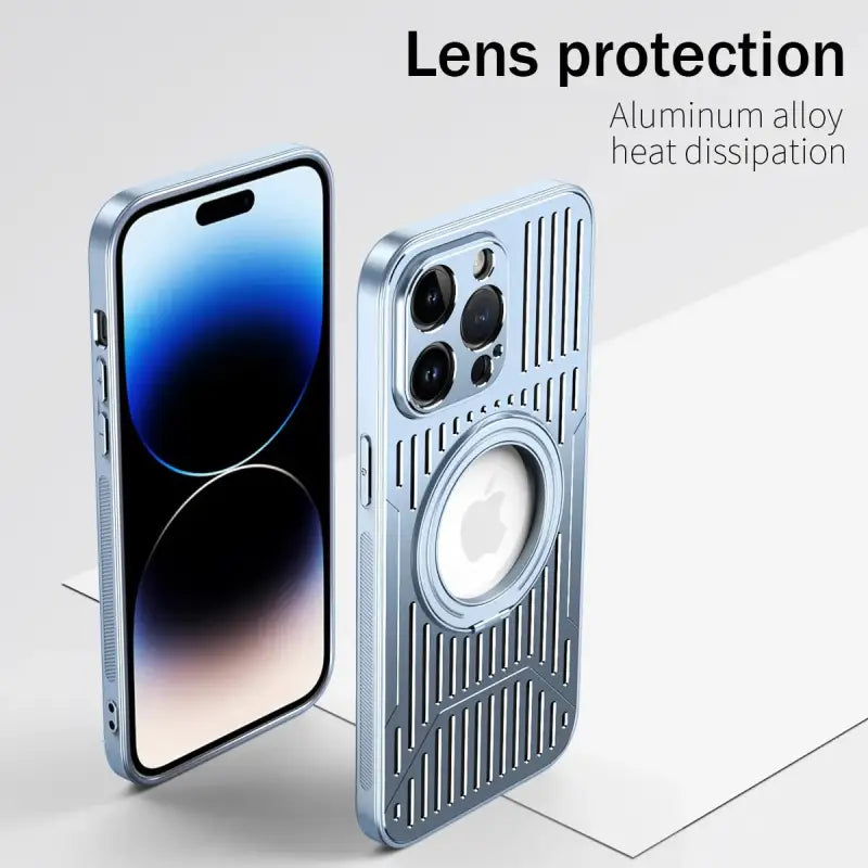 an iphone with a camera lens and a lens