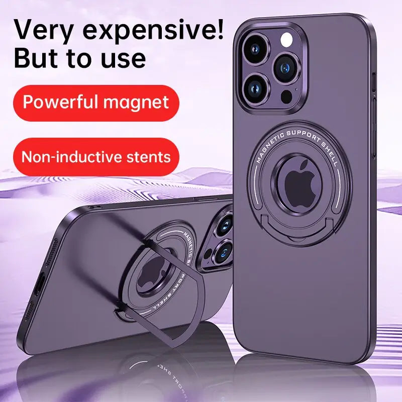 there is a picture of a phone case with a camera attached to it