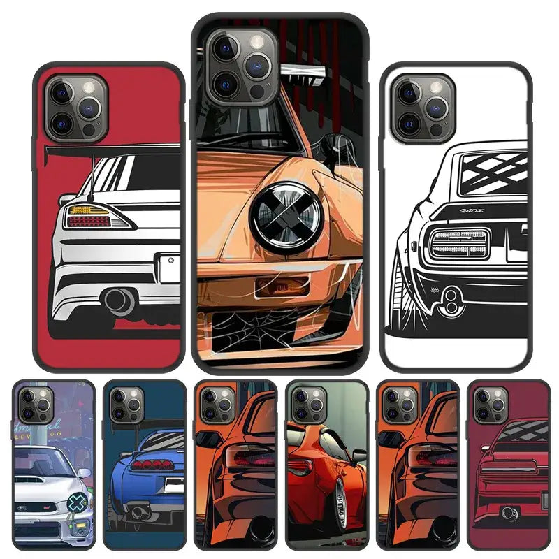 Iphone case with car design