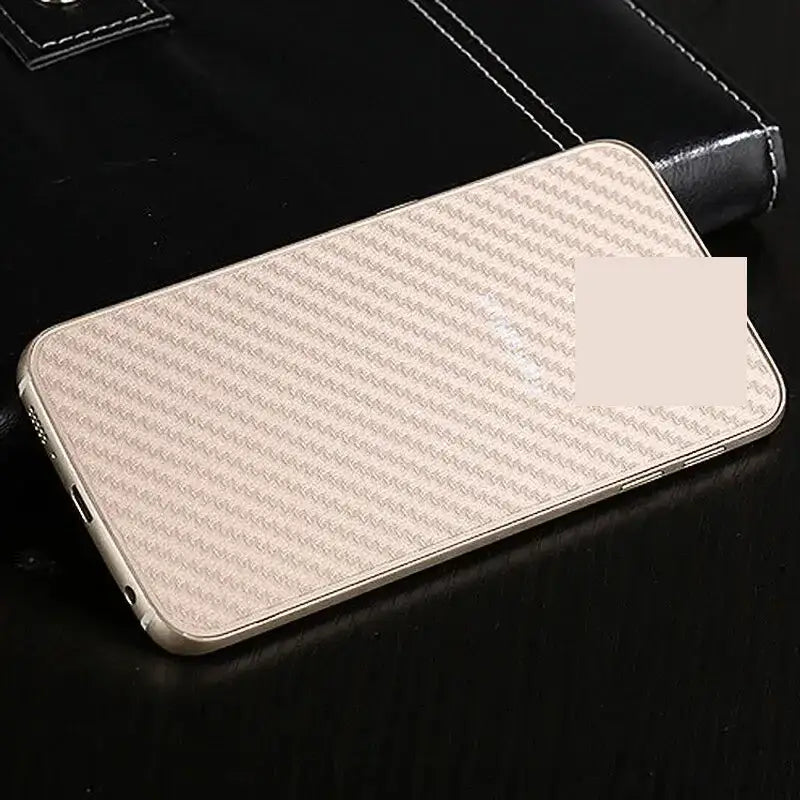 the back of a white iphone case