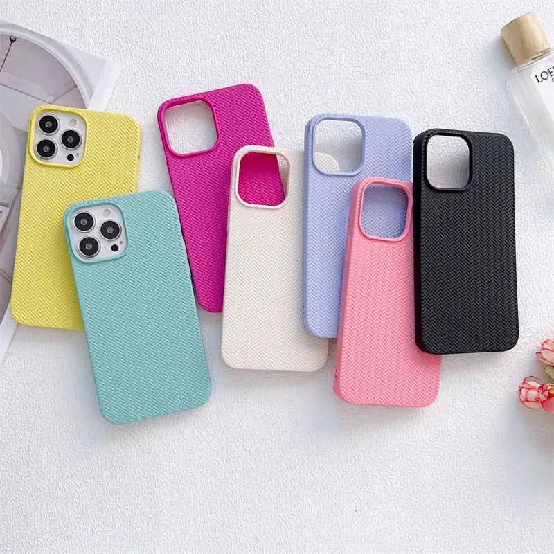 the iphone case is made from a soft material material