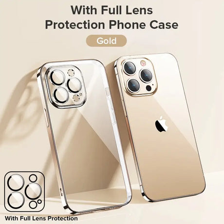 the iphone 11 pro with full lens protection