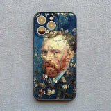 IPhone case featuring a famous post-impressionist self-portrait painting.