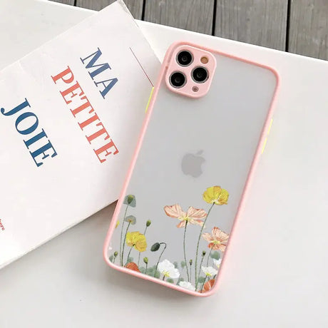 a phone case with flowers on it