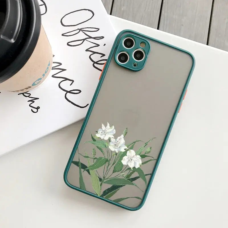 a phone case with a flower on it