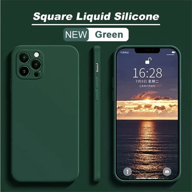 the new iphone case is available in green
