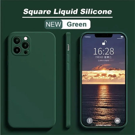 the new iphone case is available in green