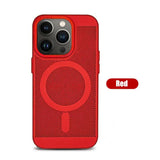 the red iphone case is shown with the red iphone 11