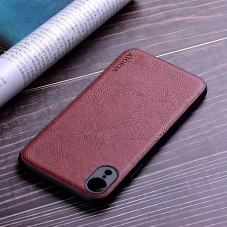 The iphone case is made from genuine leather