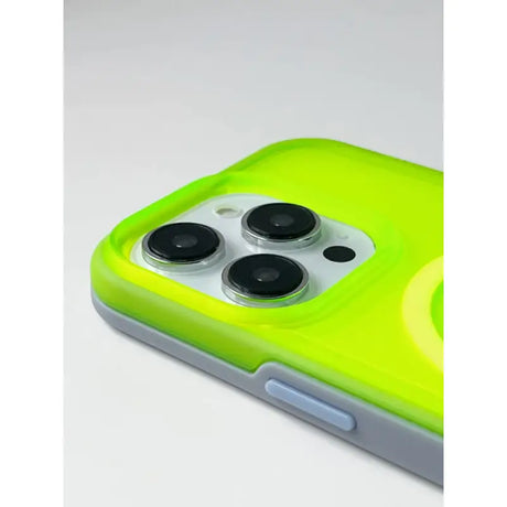 The iphone case is made from a plastic material