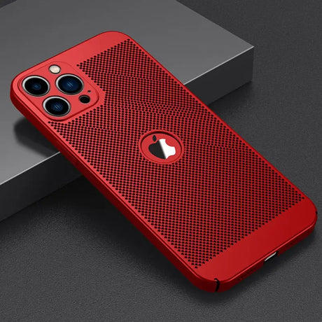 iphone case with red mesh