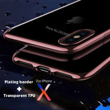 the iphone x is shown in the image with water droplets