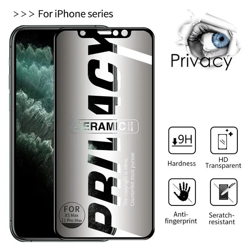 iphone case with tempered screen protector