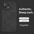 The back of an iphone case with the text, authentic, sheepbar