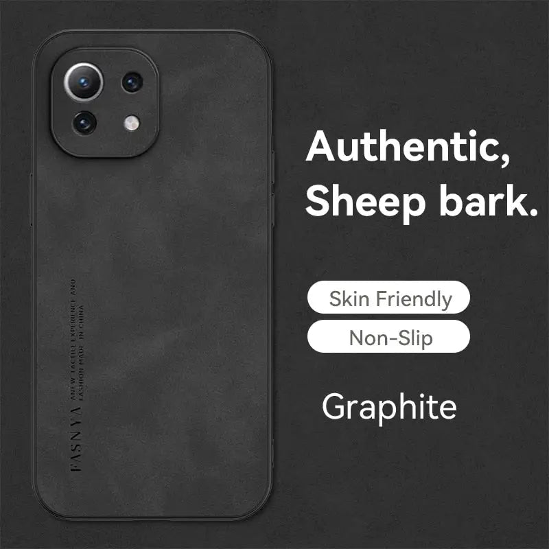 the back of an iphone case with the text, authentic, sheepbar