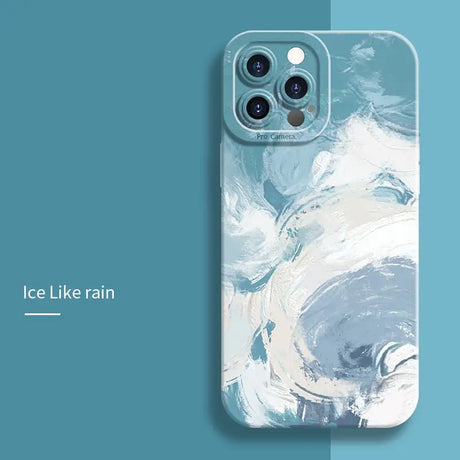 The iphone case is shown with the text, ` `’’