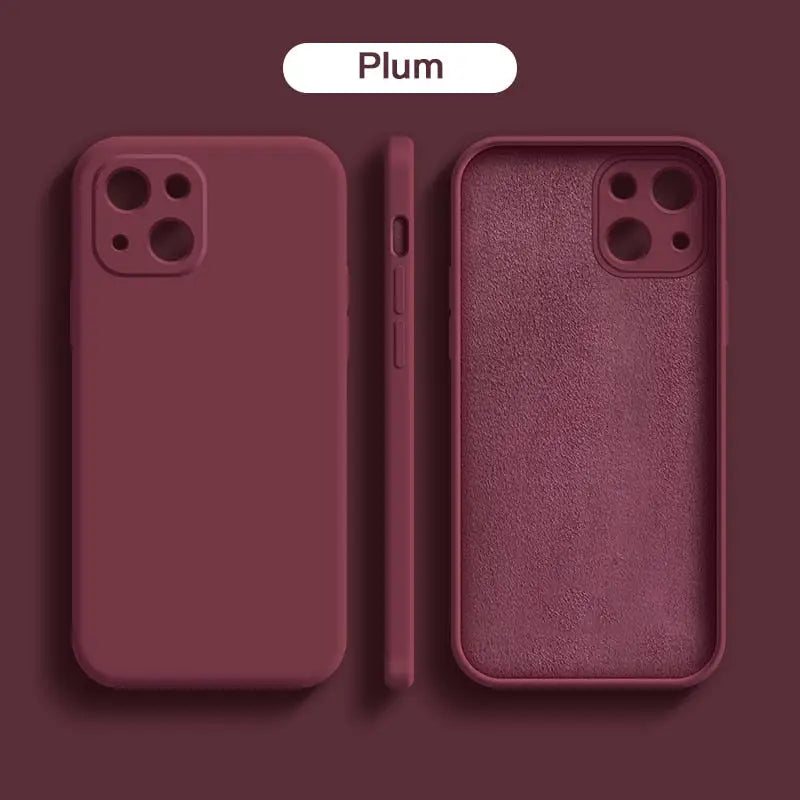 the iphone case is shown in three different colors