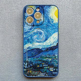 IPhone case featuring Van Gogh’s ’The Starry Night’ painting.