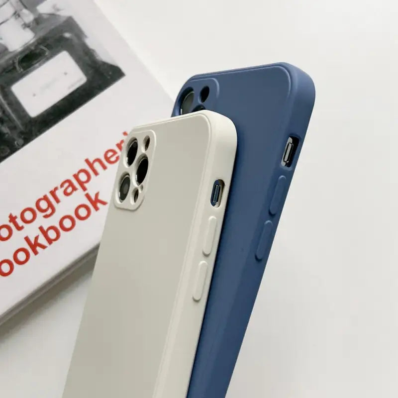 the iphone case is shown on a white table