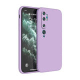 the back of a purple iphone case