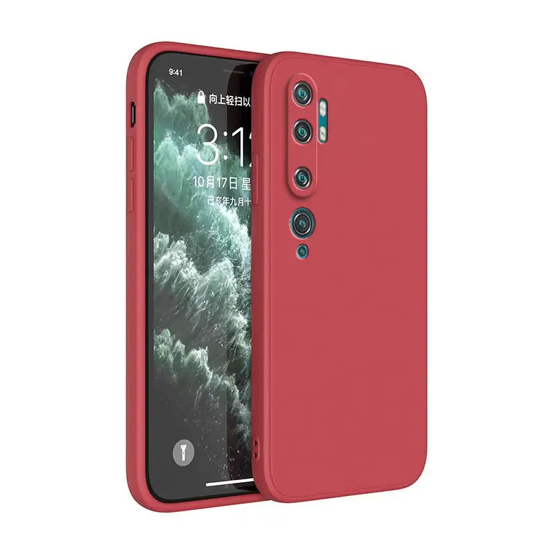 the back of the red iphone 11 case