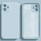two iphone cases with a white background