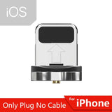 the iphone charging dock is shown with the charging cable attached