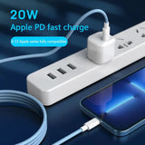 an iphone charging device with a cable attached to it