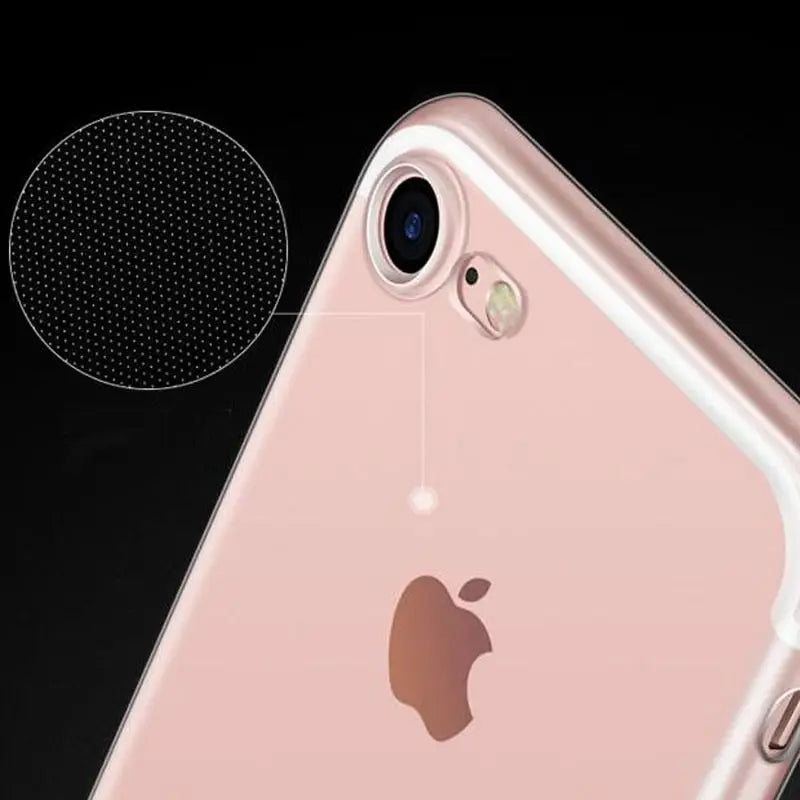 the back of an iphone with a circular hole in the middle