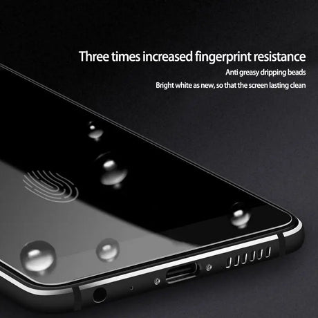 the iphone is shown with a fingerprinting feature