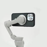 the iphone holder is attached to a smartphone