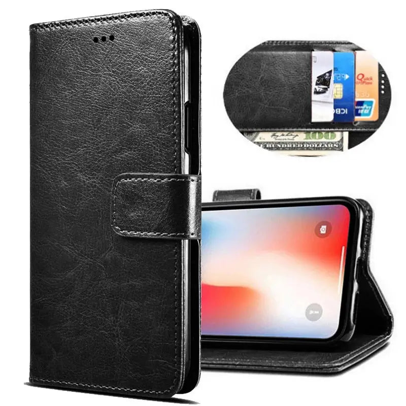 iphone x leather wallet case