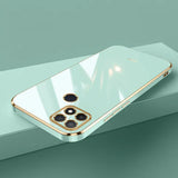 the iphone is a gold - plated case with a mirror finish