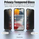 the iphone is shown with the text privacy tempered glass