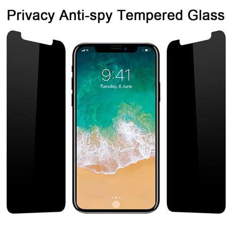 the iphone x is shown with the privacy shield