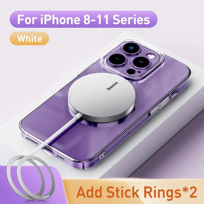 an iphone with a ring on it