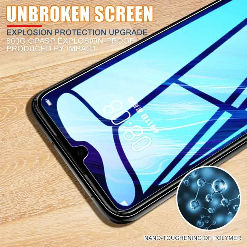 the iphone x is shown with the screen protector